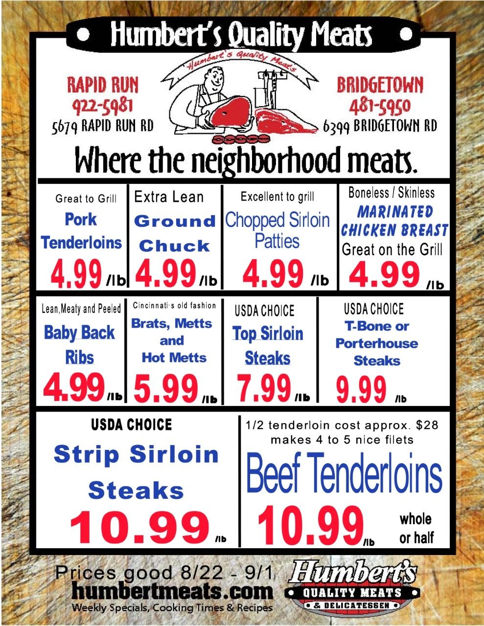 Catering Humbert Meats